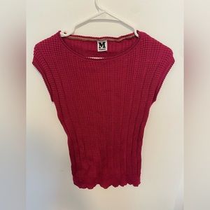 M by Missoni sleeveless knit top